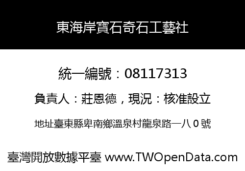 東海岸寶石奇石工藝社
