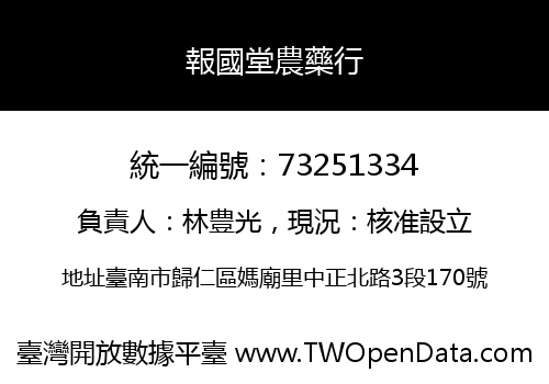 報國堂農藥行