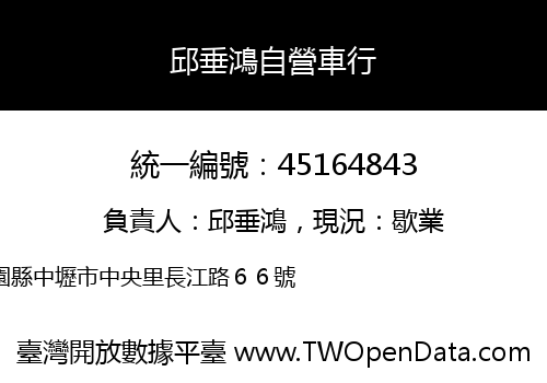 邱垂鴻自營車行