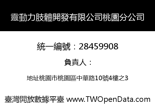 靈動力肢體開發有限公司桃園分公司