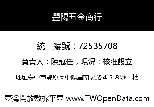 豐陽五金商行