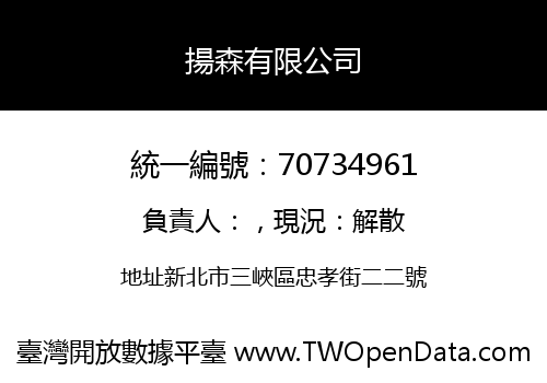 揚森有限公司