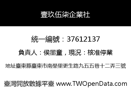 壹玖伍柒企業社