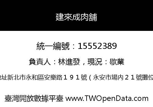 建來成肉舖