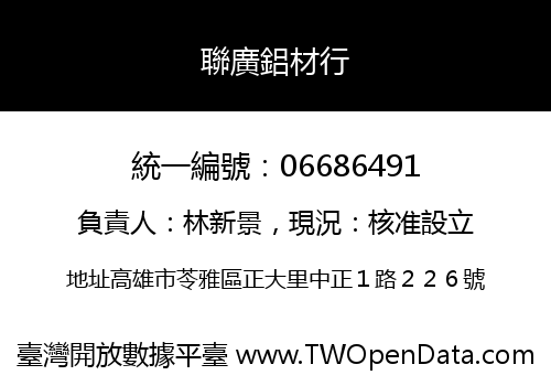 聯廣鋁材行