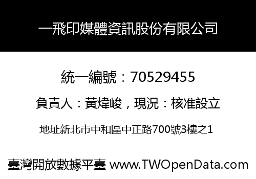 一飛印媒體資訊股份有限公司