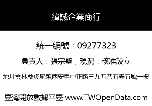 緯誠企業商行