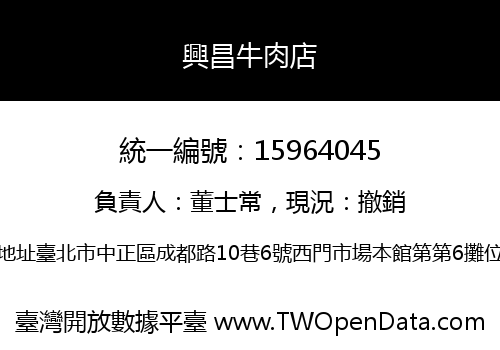 興昌牛肉店