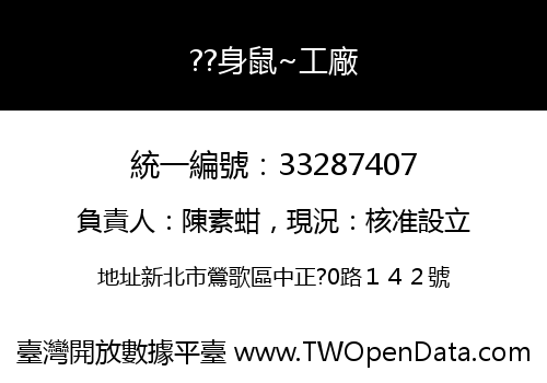 ??身鼠~工廠