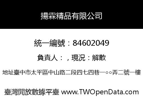 揚霖精品有限公司