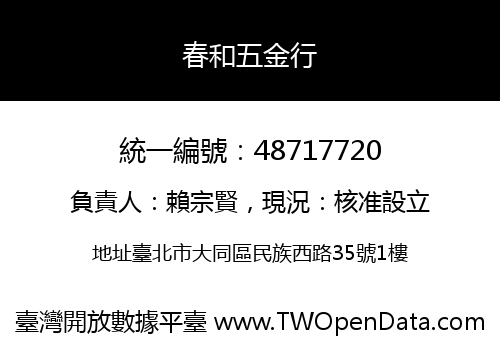 春和五金行