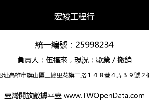 宏竣工程行