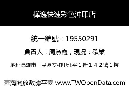 樺逸快速彩色沖印店