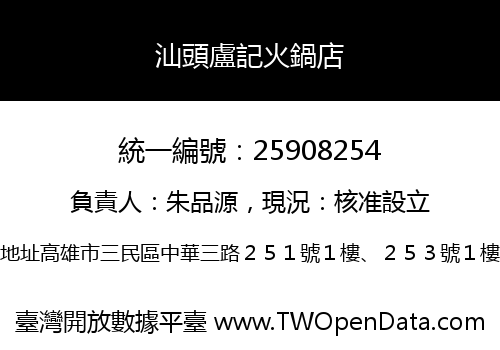 汕頭盧記火鍋店