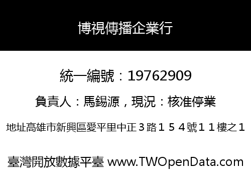 博視傳播企業行