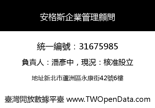 安格斯企業管理顧問