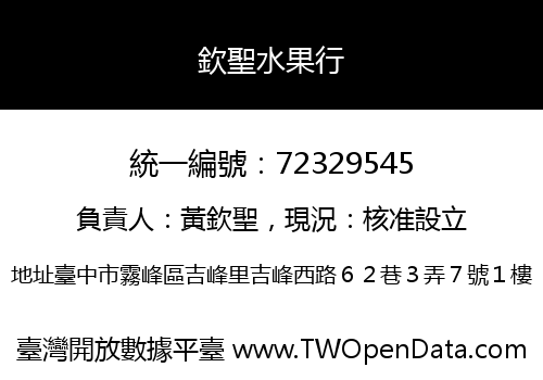 欽聖水果行