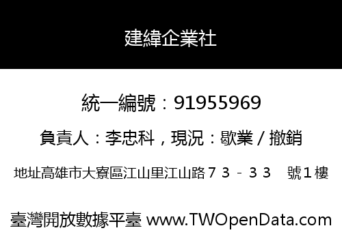 建緯企業社