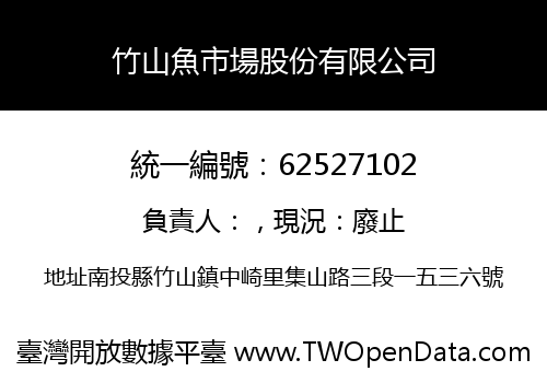 竹山魚市場股份有限公司