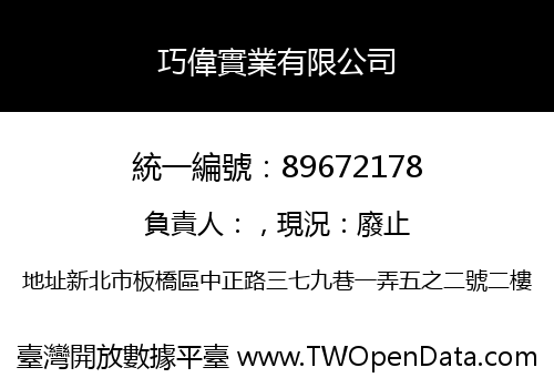巧偉實業有限公司