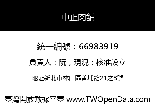 中正肉舖