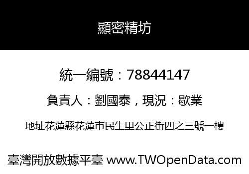 顯密精坊