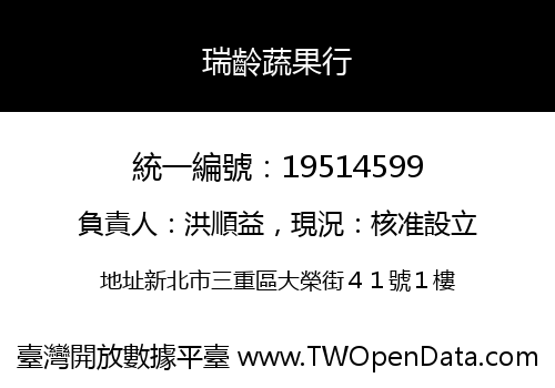 瑞齡蔬果行