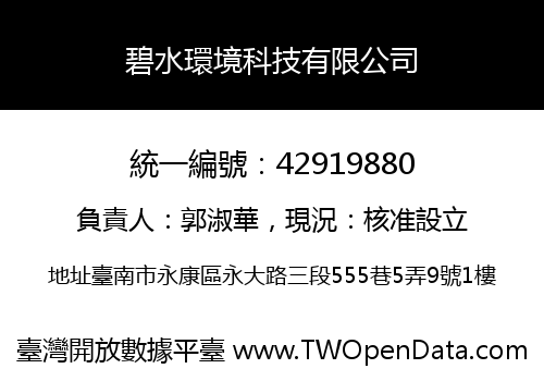 碧水環境科技有限公司