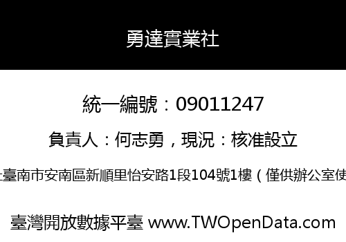勇達實業社