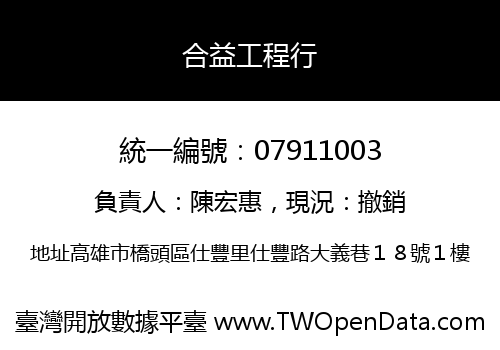合益工程行