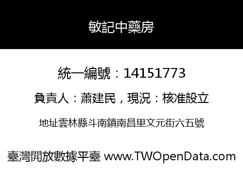 敏記中藥房