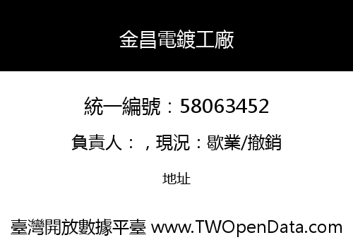 金昌電鍍工廠