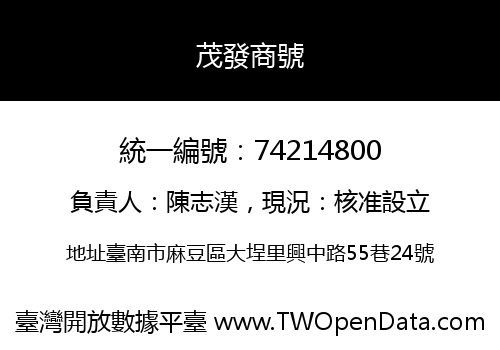 茂發商號