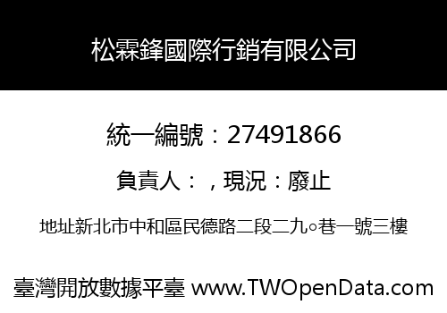 松霖鋒國際行銷有限公司
