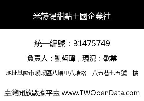 米詩堤甜點王國企業社