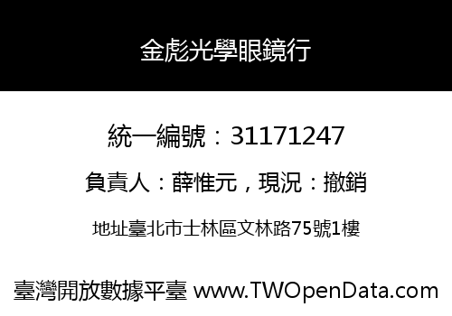 金彪光學眼鏡行