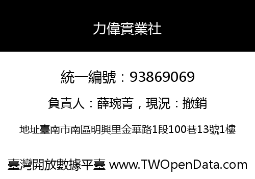 力偉實業社