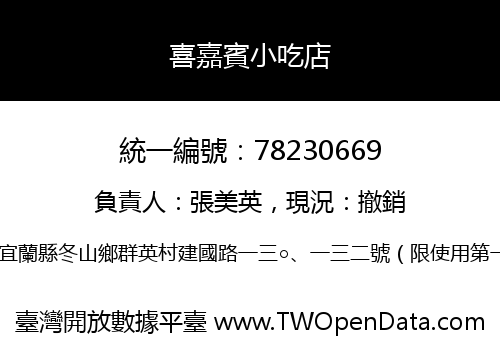 喜嘉賓小吃店