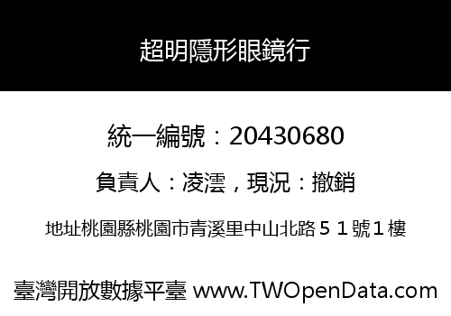 超明隱形眼鏡行