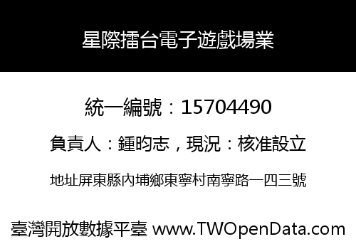 星際擂台電子遊戲場業