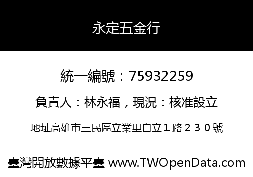 永定五金行