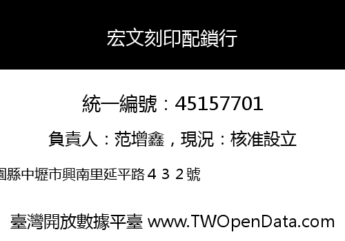 宏文刻印配鎖行